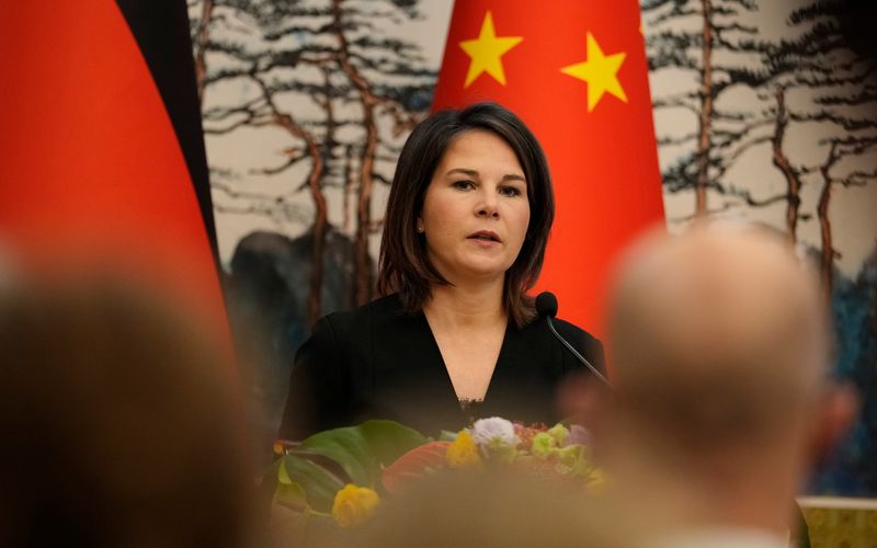 Annalena Baerbock machte ihre "wertegeleitete Außenpolitik" zuletzt auch gegenüber China deutlich.