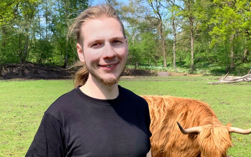 Öko-Bauer Christoph (27) aus Niedersachsen legt sehr viel Wert auf eine gesunde und bewusste Ernährung.