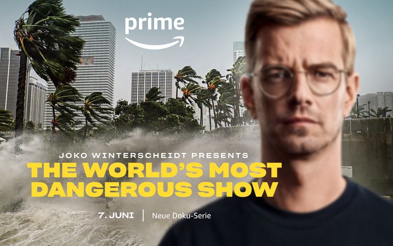 In der neuen Doku-Serie "Joko Winterscheidt Presents: The World's Most Dangerous Show" (Prime Video) begibt sich der Moderator auf die Suche nach Lösungen der Klimakatastrophe.