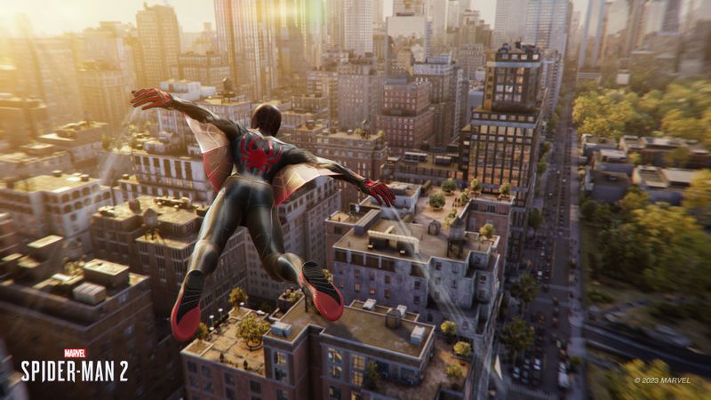 Nur fliegen ist schöner: "Marvel's Spider-Man 2" erscheint zunächst exklusiv für PS5.