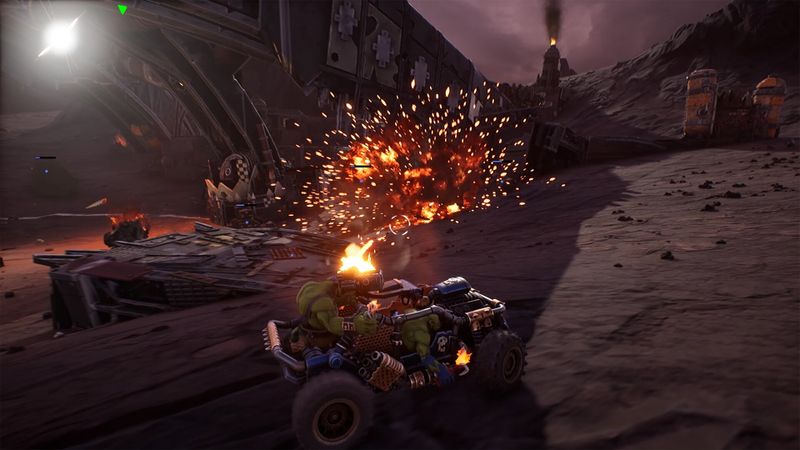 Erinnerungen an "Twisted Metal" werden in "Warhammer 40.000 Speed Freeks" wach.