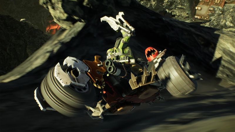 "Warhammer 40.000 Speed Freeks" ist ein Free-to-Play-Racer mit Shooter-Elementen.