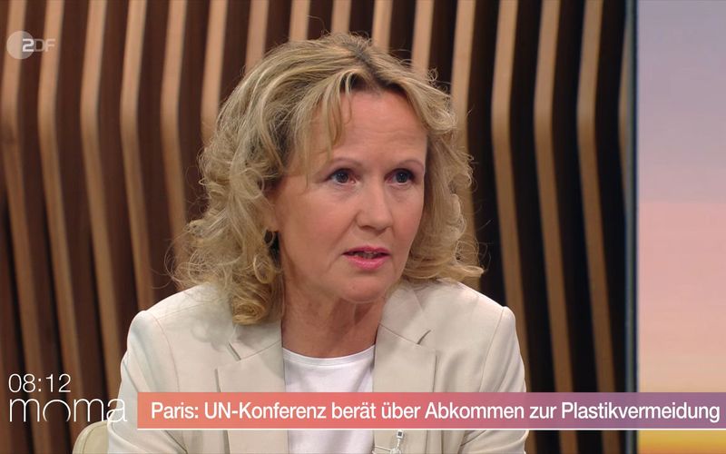 Bundesumweltministerin Steffi Lemke (Bündnis 90/Die Grünen) bezog im ZDF-"Morgenmagazin" Stellung zur Plastik-Problematik.
