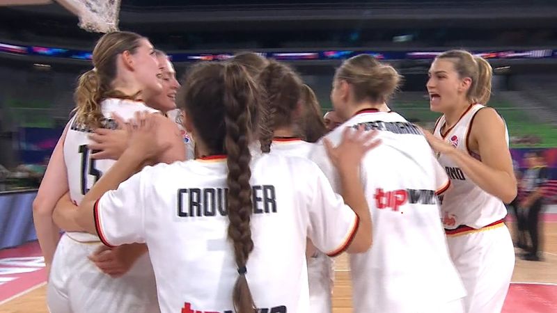 Dank irrer Aufholjagd BasketballDamen feiern zweiten EMSieg in Folge