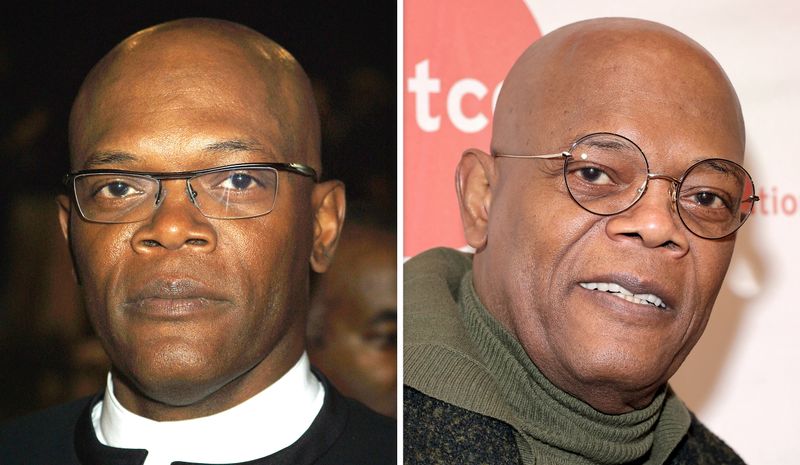 Zwischen diesen beiden Bildern von Samuel L. Jackson liegen über 20 Jahre - wissen Sie sofort, welches das ältere ist? Nein? (Es ist das linke ...) Kein Wunder, gehört der "Pulp Fiction"-Star doch zu der beneidenswerten Gattung Mensch, die nicht zu altern scheint ...