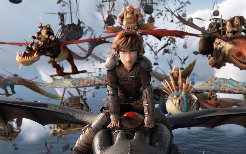Das Ende einer Saga, der Auftakt des Top-Ten-Rankings: In "Drachenzähmen leicht gemacht 3: Die geheime Welt" (2019), dem dritten und letzten Teil der Dreamworks-Animationsreihe, muss es der Held Hicks mit einem bösen Drachentöter aufnehmen. Dabei rauscht der junge Wikinger erneut durch eindrucksvolle Bilderwelten. 71 Punkte bei "Metacritic", Platz 10.