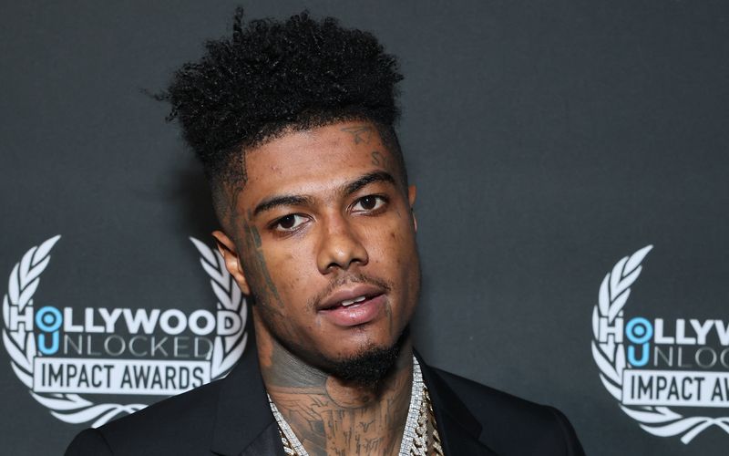 Der US-Rapper Blueface wurde Opfer eines Messerangriffs.