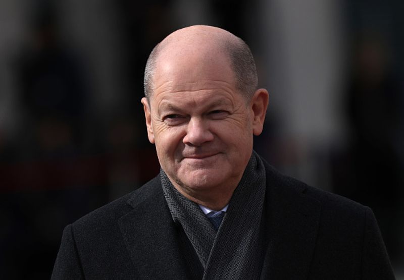 Bundeskanzler Olaf Scholz im März 2022 bei einem Treffen mit dem schwedischen Ministerpräsidenten Ulf Kristersson in Berlin. Auch Schweden ermittelt zusammen mit Deutschland und Dänemark zum Anschlag auf die Nord-Stream-Pipeline. Die Ermittlungen unterliegen größter Geheimhaltung.