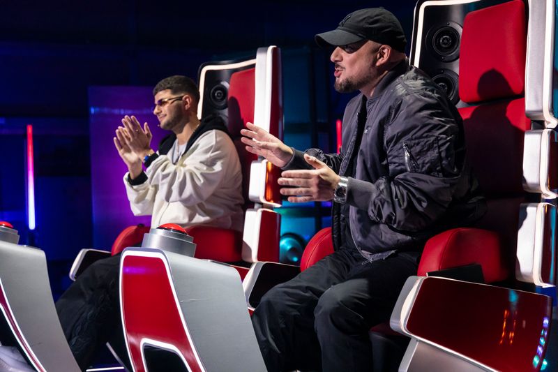 In dem neuen Spin-off "The Voice Rap by CUPRA" (ab Donnerstag, 14. September, Joyn) von "The Voice of Germany" (ab Donnerstag, 21. September, ProSieben und freitags auf SAT.1 , jeweils um 20.15 Uhr) suchen die Rap-Ikonen und neuen Coaches Dardan (25, links) und Kool Savas (48) erstmals nach den besten Rap-Talenten.