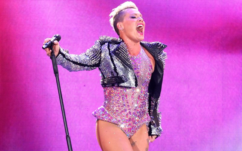 Dass Pink sich so schnell nicht aus der Ruhe bringen lässt, bewies sie am Montag bei einem Konzert in San Antonio.