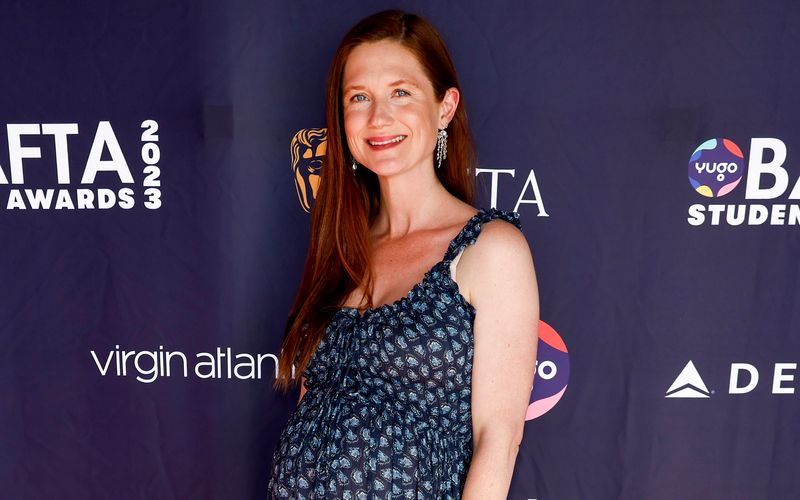 Hier noch mit Babybauch, inzwischen Mutter: "Harry Potter"-Star Bonnie Wright.