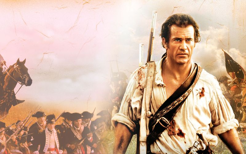 In Roland Emmerichs "Patriot" spielt Mel Gibson Benjamin Martin, der im Amerikanischen Unabhängigkeitskrieg kämpft.