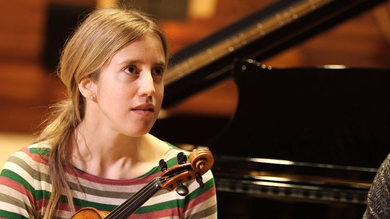 Die Norwegerin Vilde Frang (37) wurde im März 2024 mit Schostakowitschs Violinkonzert D-Dur im Münchner Herkulessaal umjubelt.