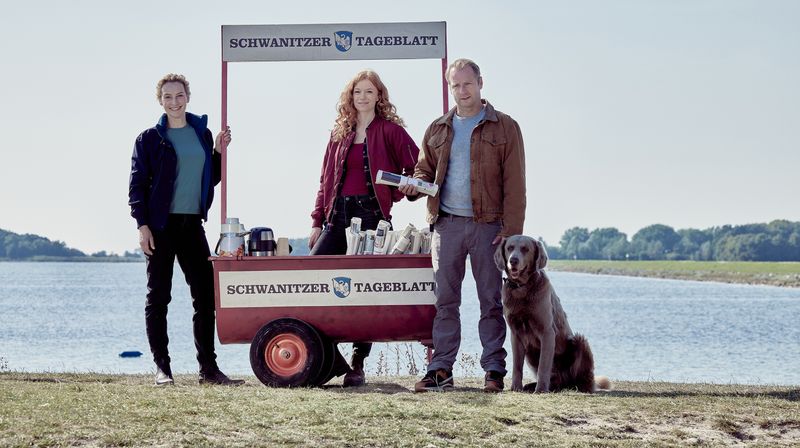 "Nord bei Nordwest - Auf der Flucht" ist der 19. Teil der Krimireihe mit Hannah Wagner (Jana Klinge, links), Jule (Marleen Lohse) und Hauke Jacobs (Hinnerk Schönemann). Die Filme 28 bis 30 sind bereits abgedreht.