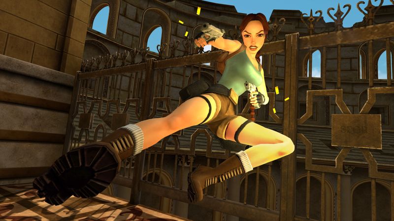 Das Original: Tanktop, Shorts, Stiefel und Waffenholster waren die Erkennungsmerkmale von Lara Croft.