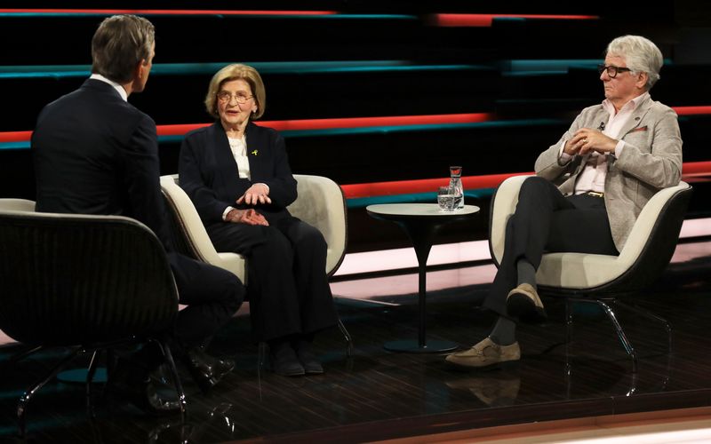 Die Holocaustüberlebende Eva Szepesi und Journalist Marcel Reif waren bei Markus Lanz zu Gast.