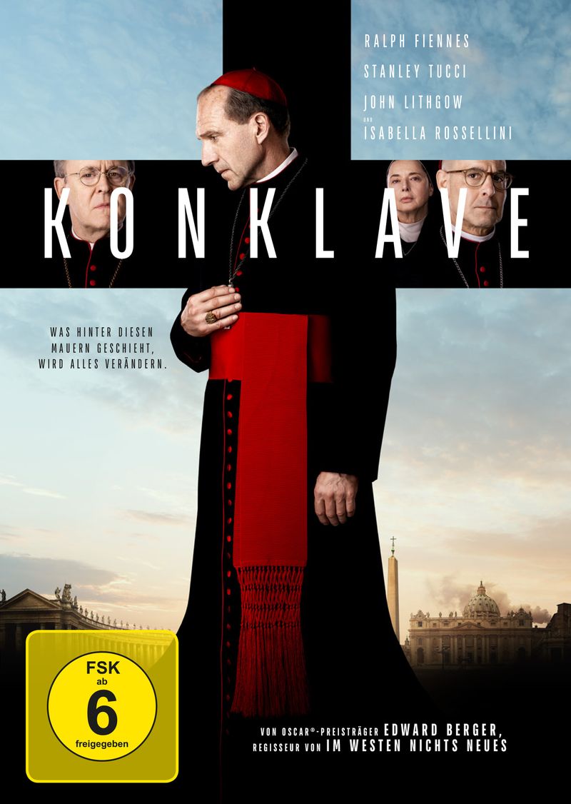 Der Vatikan-Thriller "Konklave" vom in Wolfsburg geborenen Filmemacher Edward Berger sahnte insgesamt acht Oscar-Nominierungen ab, darunter die Königsdisziplin "Bester Film". 