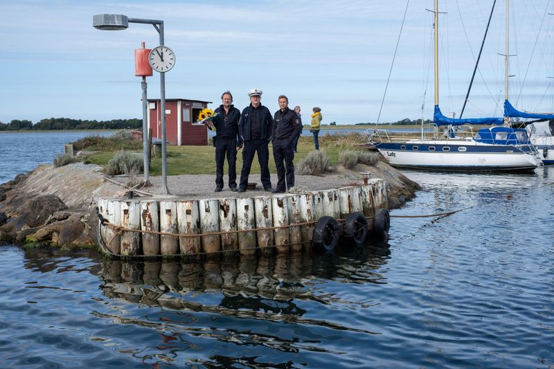 Die fiktive Nordsee-Insel Öd macht ihrem Namen alle Ehre. Für die Polizisten Jürgen Benz (Steffen Münster, links), Rolf Benz (Detlev Buck, Mitte) und Klaus Hansen (Max Hubacher) gibt es meist nicht viel zu tun. 