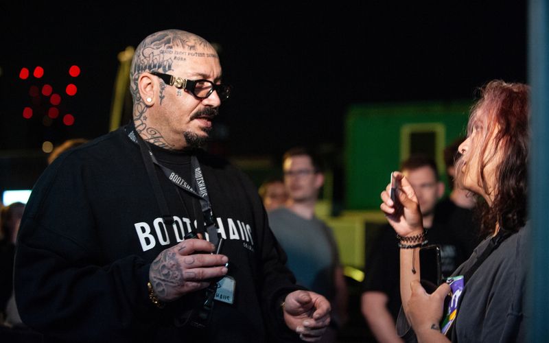 Klartext ist angesagt: Türsteher Andrea Giarrizzo lässt sich "nicht gerne auf den Schlips treten".