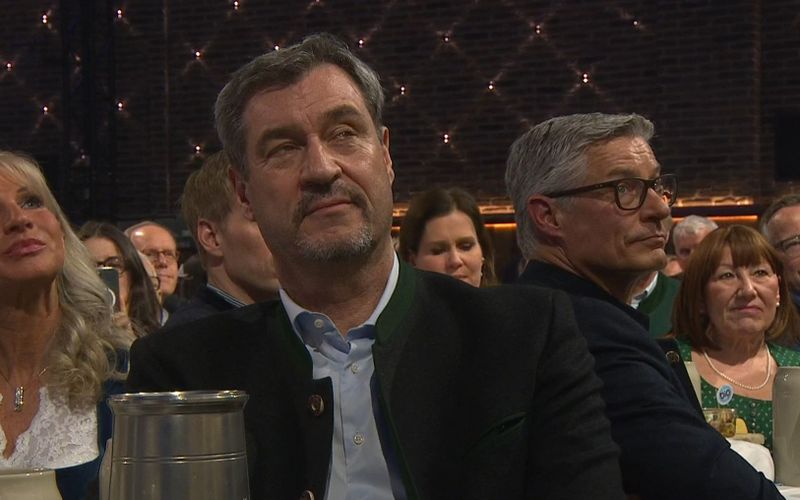 Die Fastenpredigt "Auf dem Nockherberg 2025" war nicht so ganz nach dem Geschmack von Markus Söder.