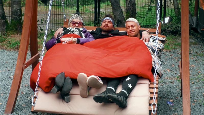 Verstehen sich blendend, von links: Julian, Gigi und Marcell.