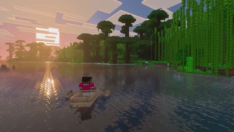 Mehr Licht, mehr Schatten, gleich viele Klötzchen: Das Grafik-Update "Vibrant Visuals" verspricht vor allem mehr Stimmung.