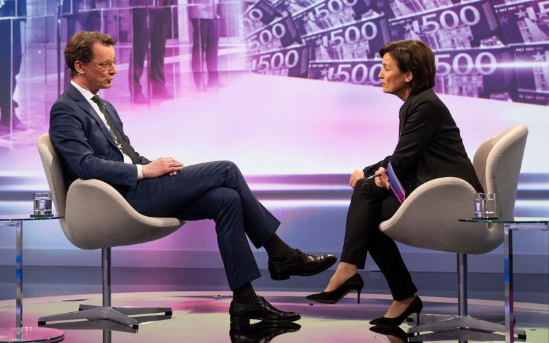 Im Gespräch mit Sandra Maischberger räumte Hendrik Wüst (CDU) Fehler seiner Partei ein.