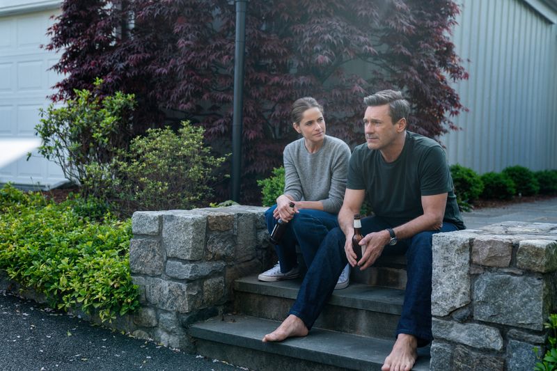 Mit Ex-Frau Mel (Amanda Peet) hat Coop (Jon Hamm) ein schwieriges Verhältnis.