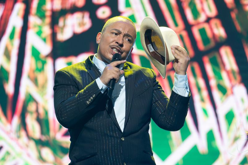 Auf einer echten Tanzparty darf Lou Bega mit "Mambo No. 5" natürlich nicht fehlen: Lou Bega bei einem Auftritt am 5. März 2025 in der "Giovannia Zarrella Show".