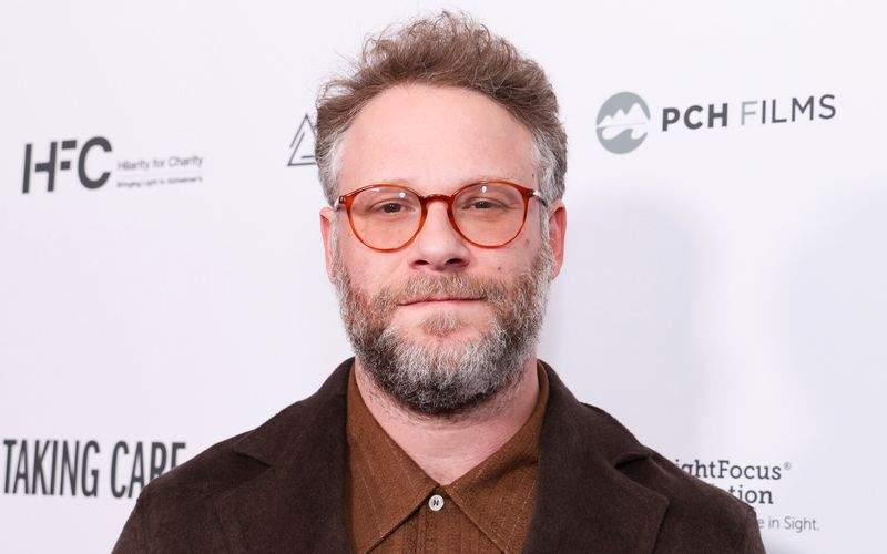 Machte bei einer Preisverleihung seinem Unmut über Donald Trump und Elon Musk Luft: Seth Rogen.