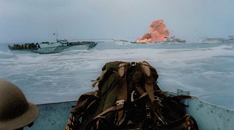 Die Doku zeigt kolorierte Aufnahmen der Landung in der Normandie 1944.