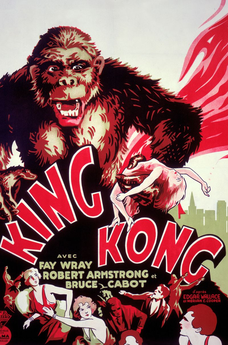 Die Produktion von "King Kong" (deutscher Titel "King Kong und die weiße Frau") sprengte jeden finanziellen Rahmen. Der Kinostart 1933 wurde trotzdem von einer aufwendigen Werbekampagne begleitet.