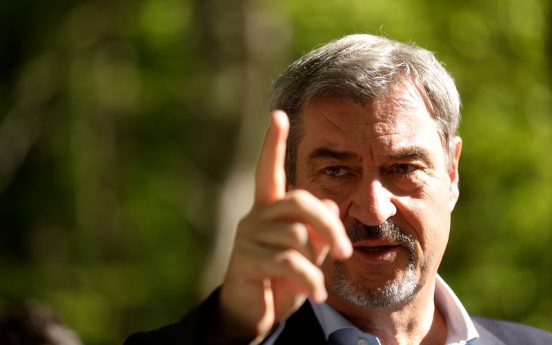 CSU-Chef Markus Söder arbeitete sich im Wahlkampf bevorzugt an den Grünen ab.