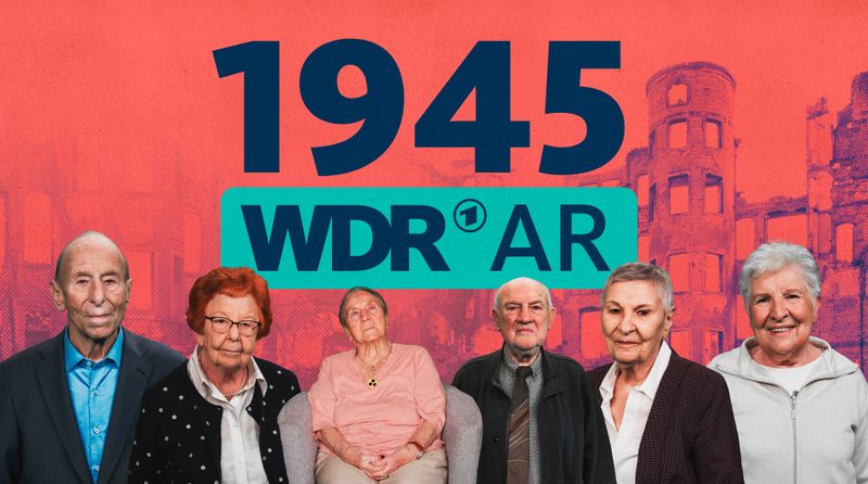 Sechs Zeitzeuginnen und Zeitzeugen erinnern sich an ihre Jugend, von links: Erich Waaser, Ruth Barra, Helga Cent-Velden, Alfred Grünewald, Anne Priller-Rauschenberg und Marianne Blasberg.
