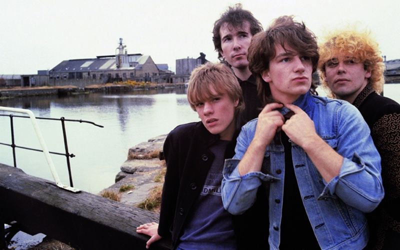 Jung und rebellisch, spirituell und politisch bewegt: U2 mit Sänger Bono (Zweiter von rechts) in den frühen 80er-Jahren.