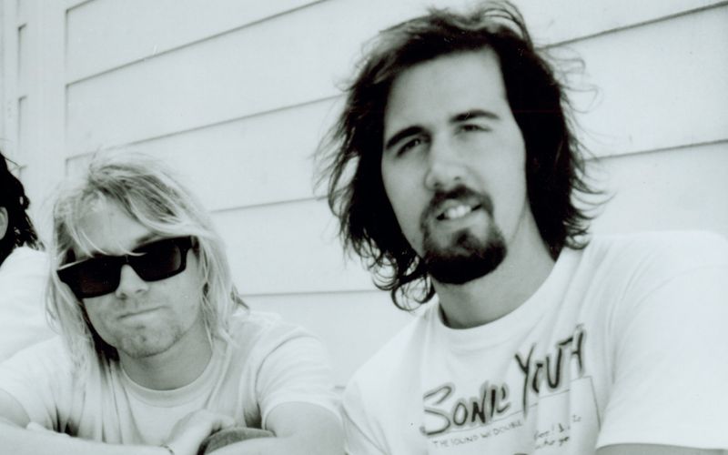 Krist Novoselic (rechts, zu sehen mit Kurt Cobain) gilt als das stille Nirvana-Mitglied. Der Bassist wird am 16. Mai 2025 60 Jahre alt.