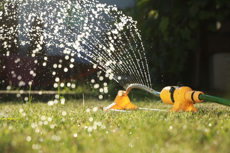 In der Region Hannover muss Wasser gespart werden, deshalb ist das Rasensprengen ab Juni bei hohen Temperaturen tagsüber verboten. 