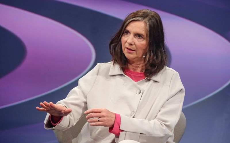 "Ich habe bei jeden Gesprächen Hoffnung. Alles andere wäre ja Quatsch", sagt Katrin Göring-Eckardt in Bezug auf den Papst.