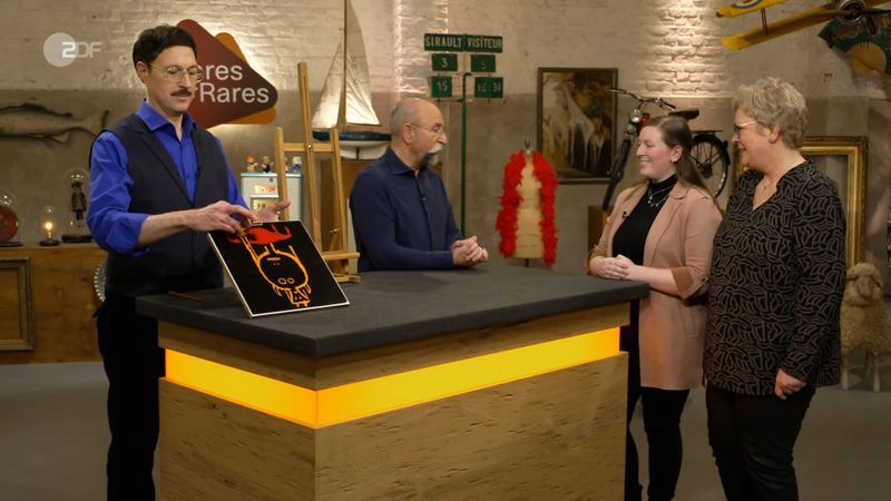 Beeinflusst von Kubismus und Surrealismus hatte der Künstler laut Schulte-Goltz eine "sehr eigene Bildsprache" gefunden. Oft stellte er Gesichter dar, "die einen Anklang haben zu alten Kulturen, wo man über die großen, wichtigen Zusammenhänge, Leben und Tod berichtet".