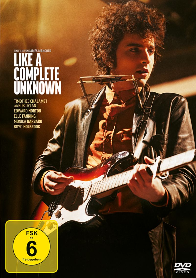 "Like A Complete Unknown" ist eine Filmbiografie über die ersten Karriere-Jahre von Bob Dylan.