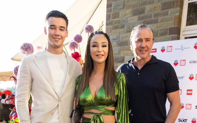 Verona Pooth mit Sohn Diego und Ehemann Franjo: "Wir sind eine lustige Familie."