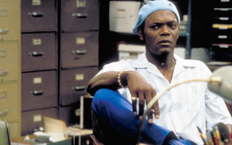 Samuel L. Jackson verkörpert in "Jackie Brown" den Waffenhändler Ordell.