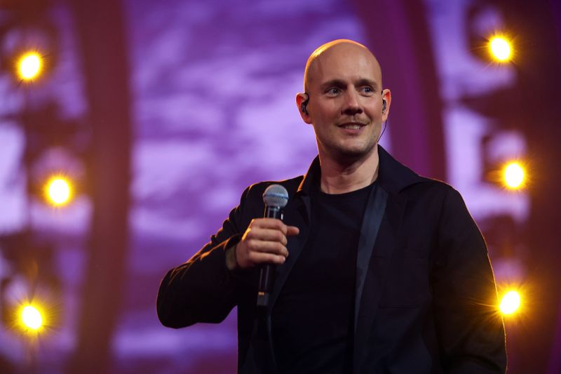Sänger Oli P., hier bei der "Giovanni Zarrella Show" im April 2023 in Berlin, gestand sein Laster.
