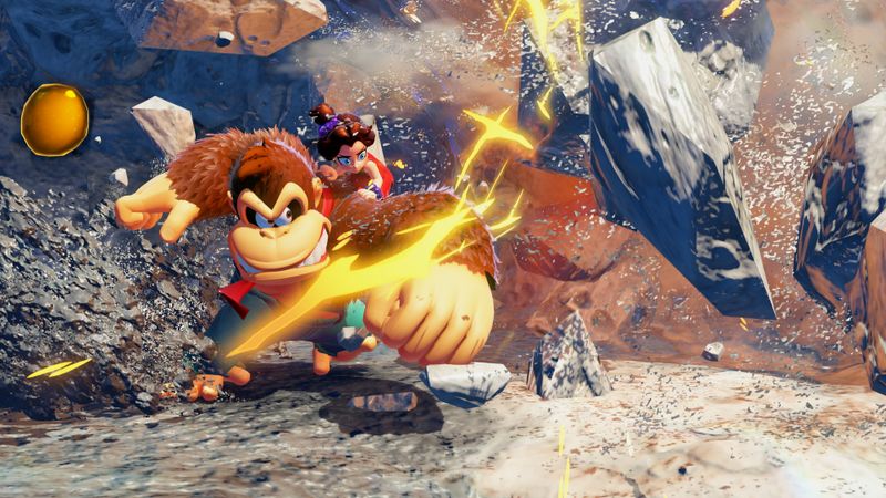 Exklusiv für die neue Switch 2 erschien am 17. Juli das 3D-Action-Adventure "Donkey Kong Bananza". Angelockt von goldenen Bananen pflügt Donkey Kong die unterschiedlichen Schichten eines Planeten um, prügelt dabei Gegner und Gesteinsarten windelweich, löst mithilfe seiner Begleiterin Pauline Rätsel, wechselt zuweilen in die Retro-2D-Perspektive, eignet sich diverse "Bananza"-Sonderfähigkeiten an und muss auch Gesangseinlagen überstehen. Für doppelten Spaß sorgt der optionale Ko-op-Modus. Bei "Metacritic" steht der Titel aktuell bei 90 von 100 möglichen Punkten und wird als klarer Pflichtkauf bezeichnet.