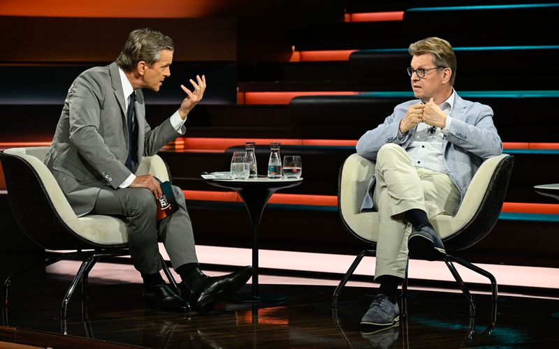 "Das ist doch schlimm", war Markus Lanz (links) angesichts Ralf Stegners Aussage baff.