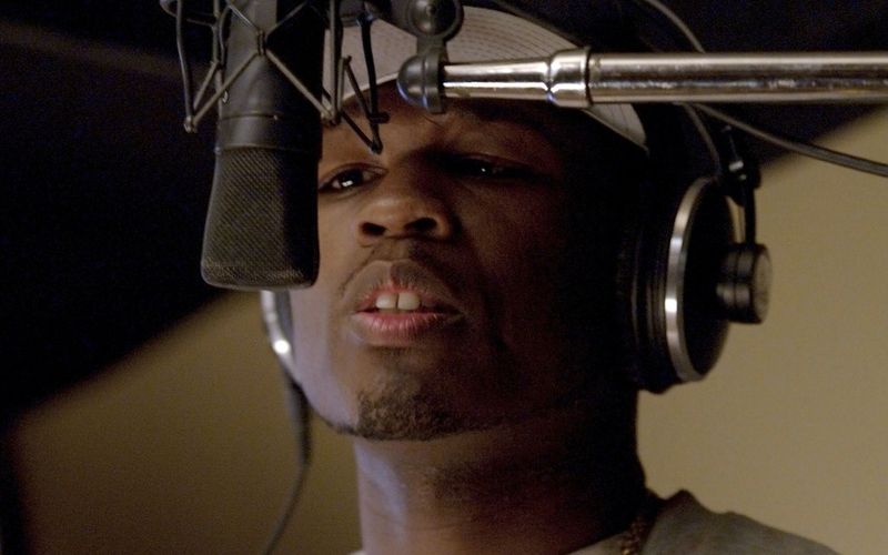 In "Get Rich Or Die Tryin'" (20005) spielte 50 Cent den Kleinkriminellen Marcus, der als Rapper Karriere macht.