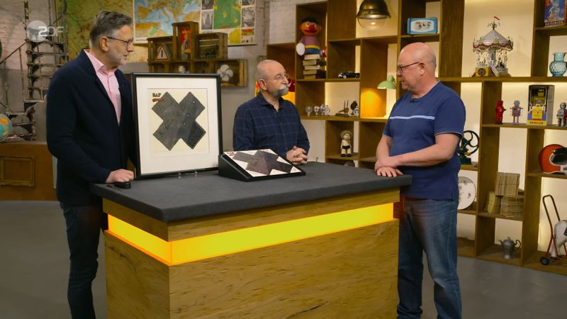 Horst Lichter (Mitte, mit Experte Detlev Kümmel, links, und Kandidat Walter) konnte seinen Augen kaum trauen beim Anblick von Vinyl samt Artwork: "Von BAP, wie jeil is dat denn!" 