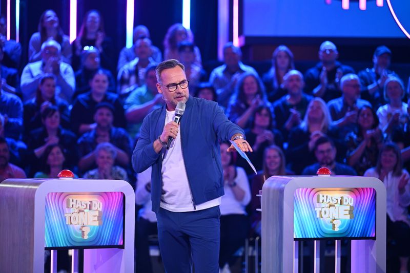 Auch wenn es anders aussieht: Moderator Matthias Opdenhövel singt eher ungern.