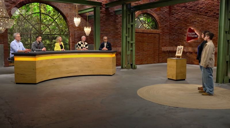 Im Händlerraum lief es schwerfällig für die Verkäufer - vor allem, weil das Bild schon mal ohne Zuschlag bei einer Auktion angeboten war.