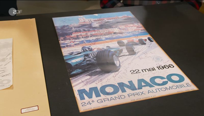 Im Trödel-Angebot diesmal: ein Erinnerungsstück an ein motorsportliches Großereignis, das sich vor fast 60 Jahren abgespielt hatte. Konkret ging es um ein Poster zum 24. Großen Preis von Monaco, datiert auf den 22. Mai 1966. 